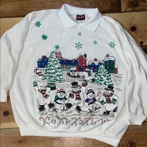 Snowman Vintage Sweater!! NEXT day SHIPPING!!